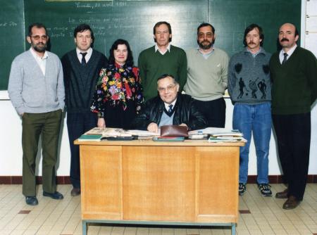 Année 1990-91 - Corps Enseignant